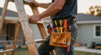 Best Tool Belt Setup for Electricians on Ladders