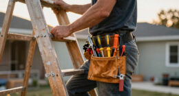 Best Tool Belt Setup for Electricians on Ladders