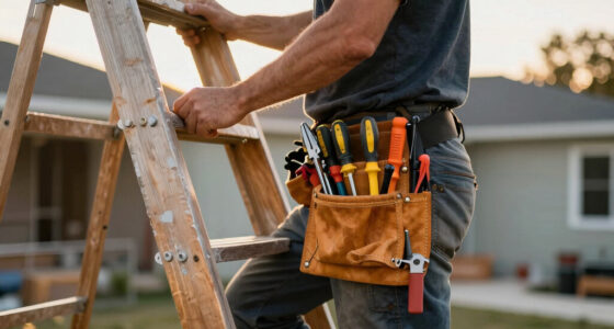 Best Tool Belt Setup for Electricians on Ladders