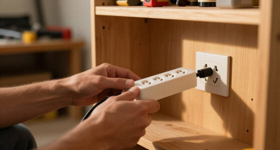 How to Add Power Strips to a Tool Cabinet