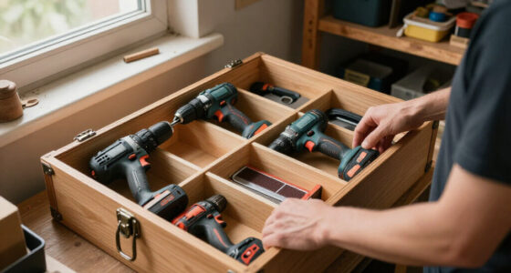 How to Organize Power Tools in a Chest