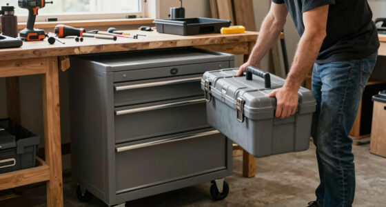Portable Tool Box vs Rolling Cabinet