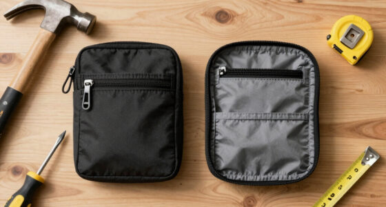 Zippered vs Open Tool Pouches