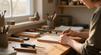 Her Home Office Is In An Unexpected Location — Now It's Clutter-Free