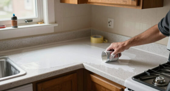 90S Countertops Look Completely Different After A Kitchen Got A Paint Redo