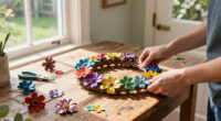 DIYer Transforms Old Tin Cans Into The Cutest Wreath