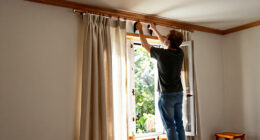 Forget Traditional Curtain Rods: Copper Pipe Is A Unique Way To Add Character For Less