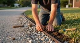 Keep Grass Out Of Gravel Driveways With A Durable Edging That Looks Good